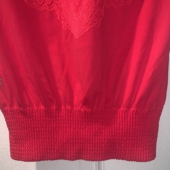 Athleta Seamless Paisley Print Racerback Layered Tank Size XS Bright Pink - Picture 4 of 10